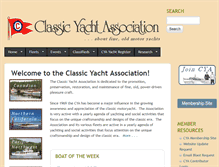 Tablet Screenshot of classicyacht.org